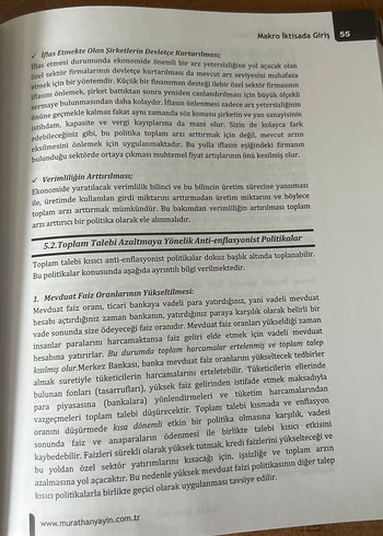 Makro İktisada Giriş - Ersan Bocutoğlu, Metin Berber - Görsel 3