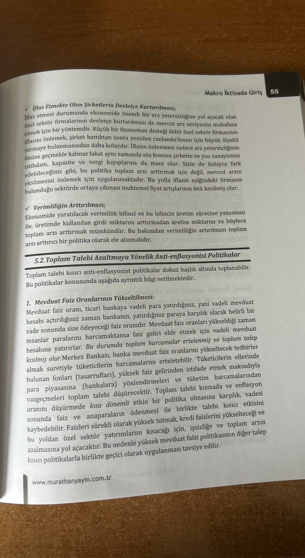 Makro İktisada Giriş - Ersan Bocutoğlu, Metin Berber - Görsel 3