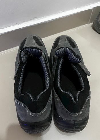 Gri Erkek Günlük Spor Ayakkabı ve iş ayakkabısıVelcro - Görsel 3