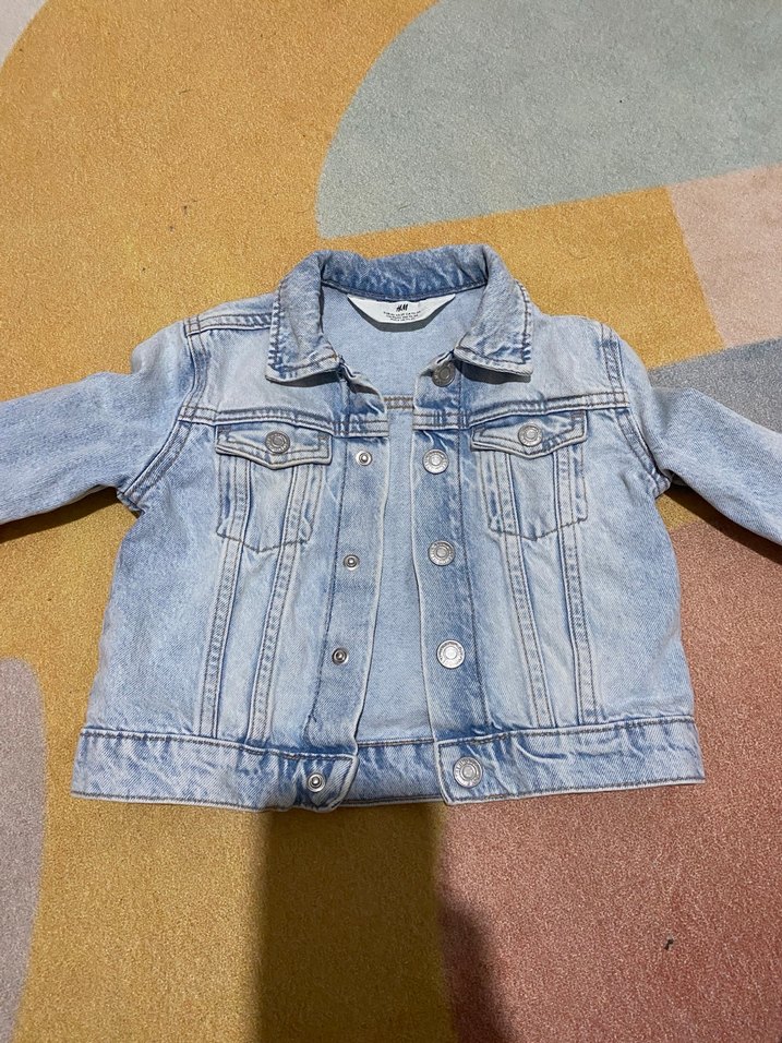 Erkek çocuk H&M mavi denim ceket 2 yaş - Görsel 4