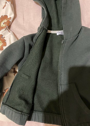 2 li Erkek Çocuk 12-18 Ay Kapüşonlu Fermuarlı Hırka - Görsel 2