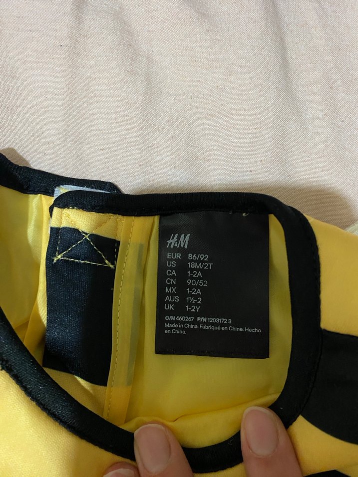 H&M Arı Kostümü 2 YAŞ - Görsel 4