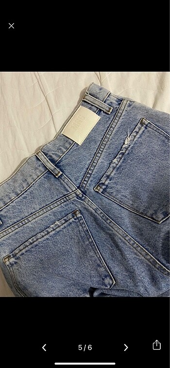 xs Beden Mango yırtık jean