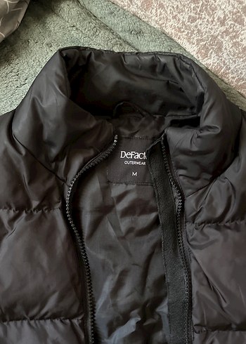 Fermuarlı Siyah Kadın Şişme Yelek - Görsel 2