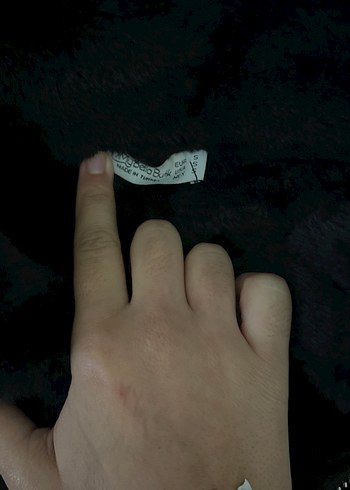 Kemerli Siyah Kadın Ceket - Görsel 2