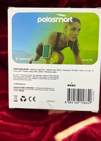 Polosmart Lightning Beyaz Kulak İçi Kulaklık - Görsel 2