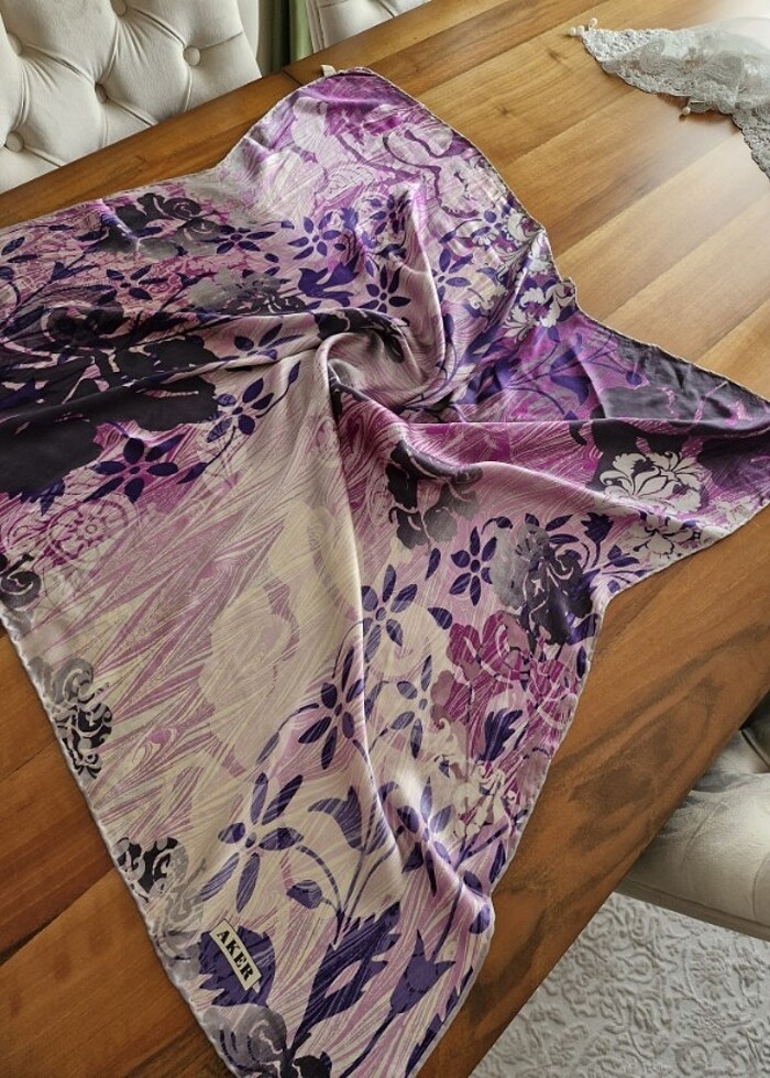 Asker ipek esarp - Görsel 3