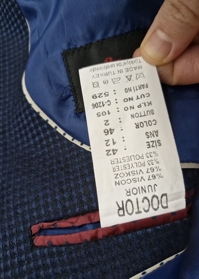 Sıfır giyilmemiş ceket - Görsel 5