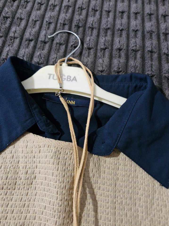 Uzun Kollu Kemerli Bohem Kadın Tunik - Görsel 4