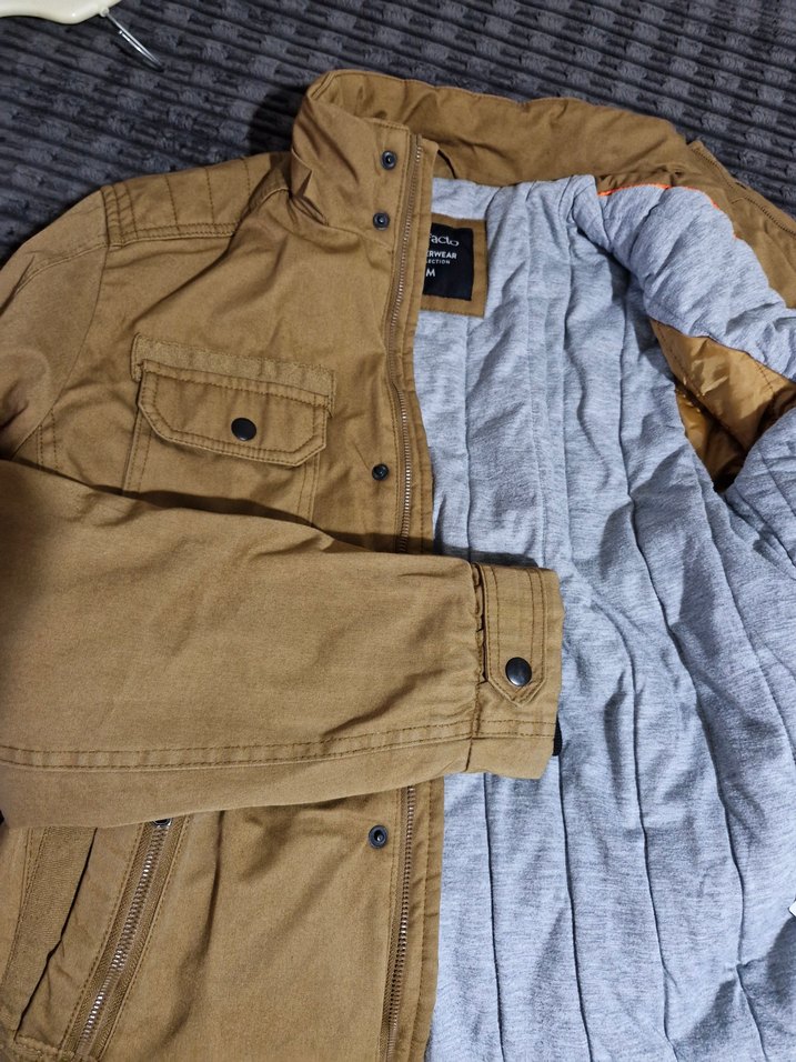 Kahverengi Bel Detaylı Erkek kete mont - Görsel 4