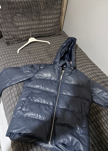 Siyah Deri erkek Kışlık Mont - Görsel 3