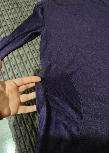 Mor Uzun Kollu Salaş Kadın Tunik - Görsel 5