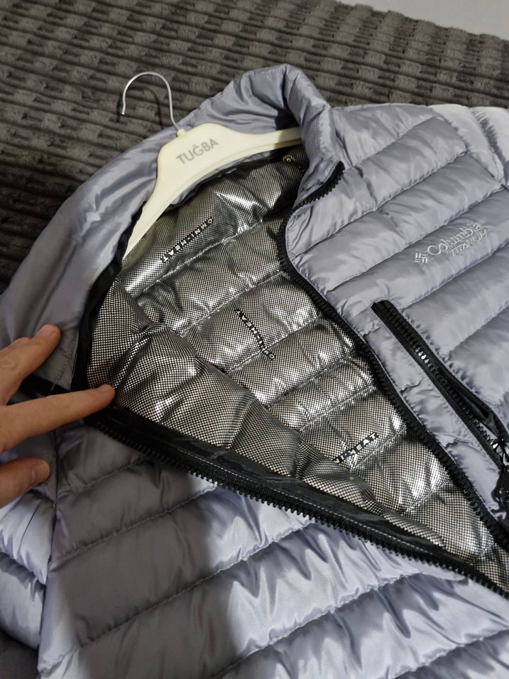 Gri Fermuarlı Erkek Midi Mont - Görsel 5