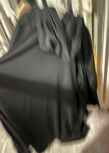 Siyah Uzun kadın Yağmurluk ve Rüzgarlık - Görsel 3