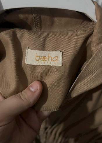 Bej Midi Hamile Ceket Yüksek Yaka - Görsel 5