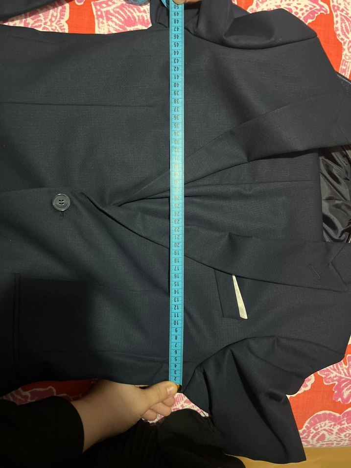 Erkek Siyah Düğmeli Regular Fit Takım Ceket - Görsel 3