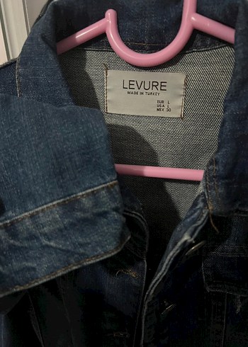 Düğmeli Mavi Midi Denim Ceket - Görsel 2