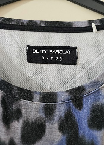 Gri Leopar Desenli Uzun Kollu Kadın Sweatshirt - Görsel 3