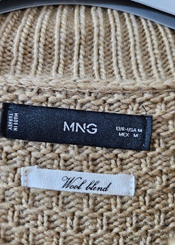 Bej Bohem Örgü Kadın Kazak - Görsel 3