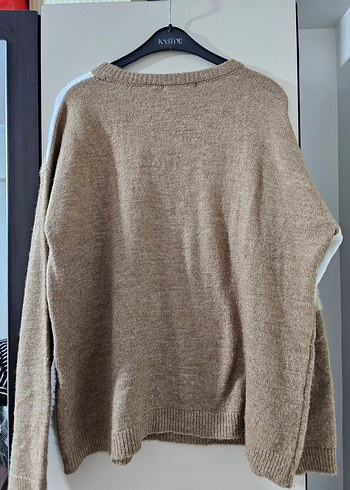 Bej Renkli Kadın Örgü Triko - Görsel 3