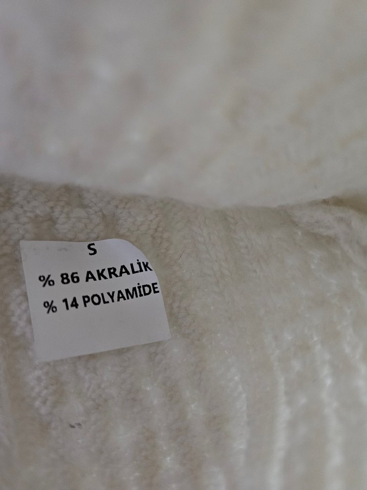 V Yaka Triko Kadın Kazak - Görsel 4