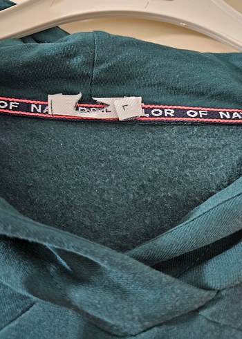 Uzun Kollu Kapüşonlu Sweatshirt - Görsel 2