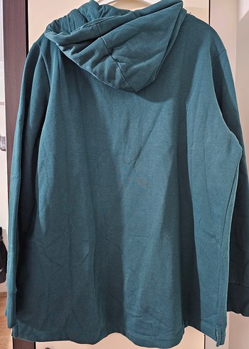 Uzun Kollu Kapüşonlu Sweatshirt - Görsel 5