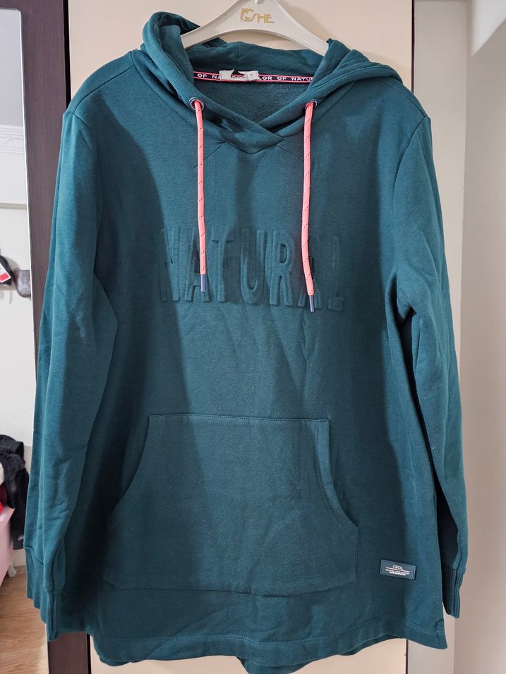 Uzun Kollu Kapüşonlu Sweatshirt - Görsel 4