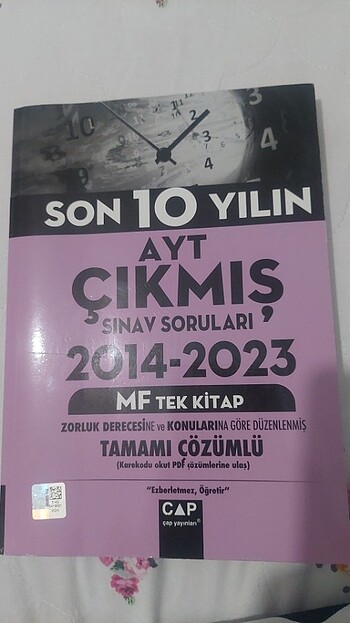 ayt çıkmış sorular 