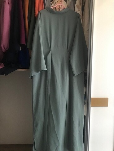 Armine Moda Ala tesettür krep elbise