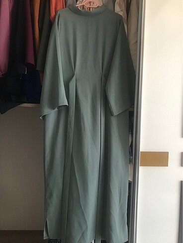 38 Beden Moda Ala tesettür krep elbise