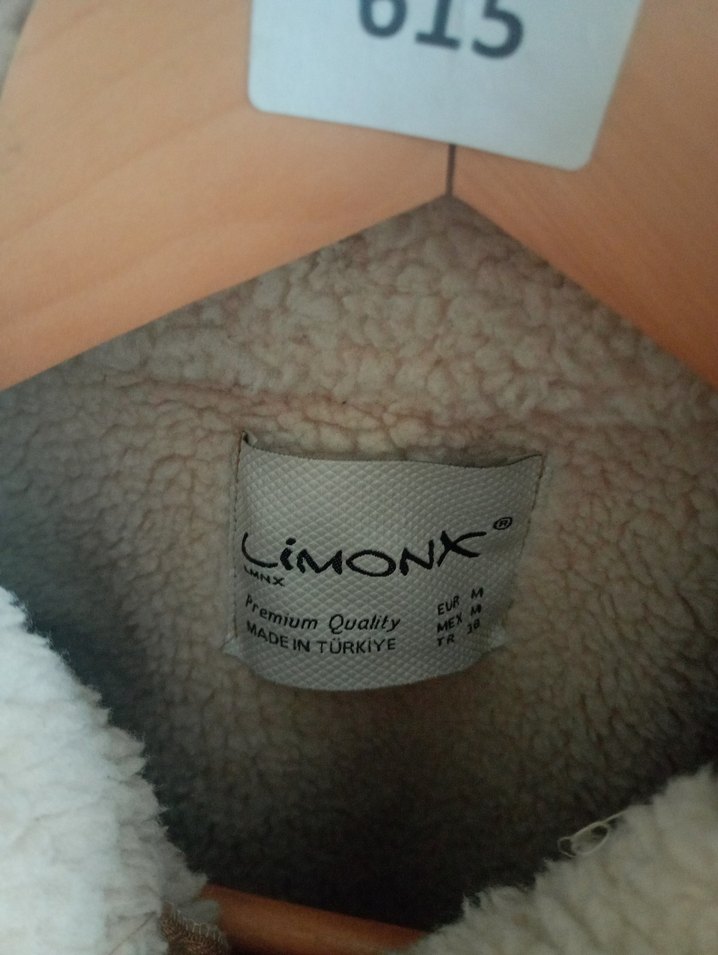 Bej Kürklü Deri Kadın Ceket - Görsel 2