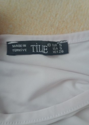 Drapeli Siyah  Kolsuz Bluz - Görsel 4