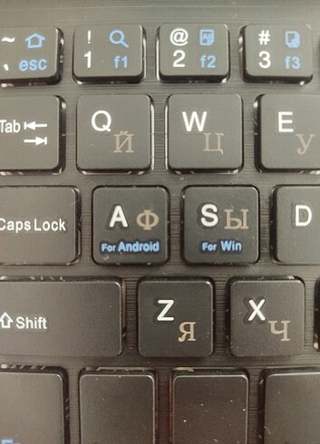 Bluetooth klavye İngilizce/rusça - Görsel 4