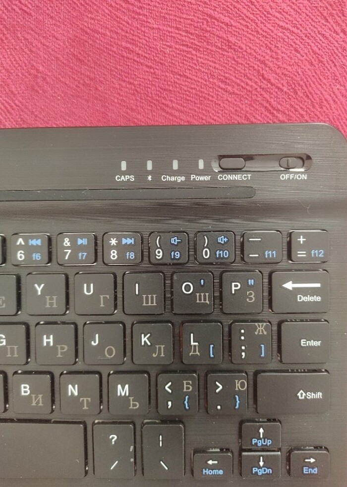 Bluetooth klavye İngilizce/rusça - Görsel 3