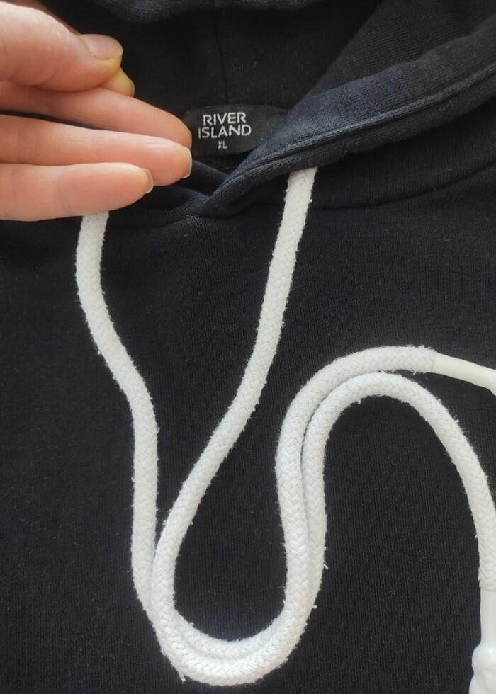 Hamile kapşonlu sweatshirt  - Görsel 2