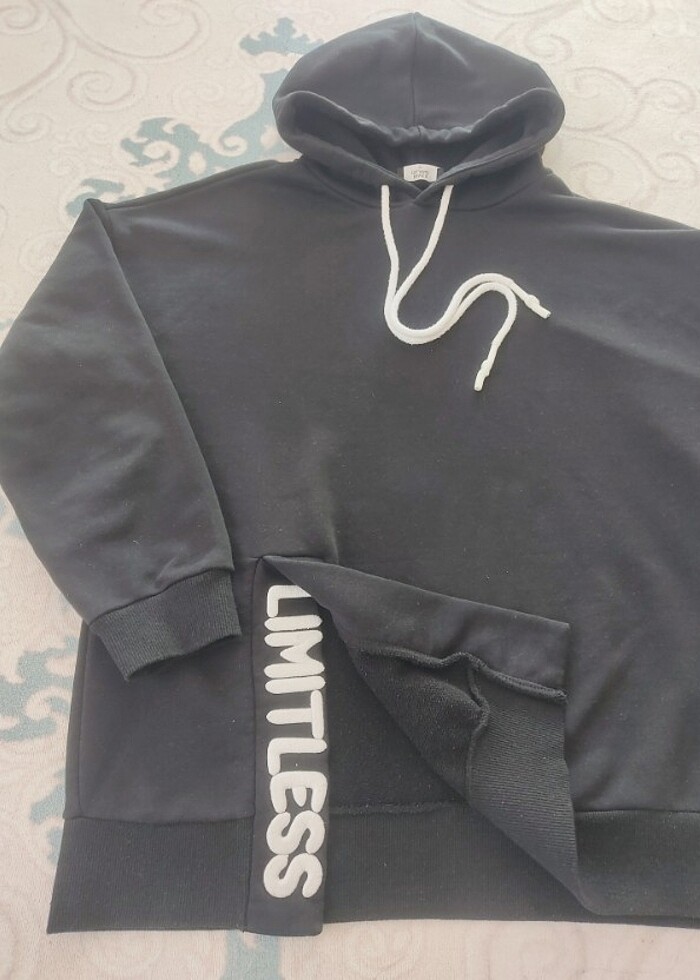 Hamile kapşonlu sweatshirt  - Görsel 3