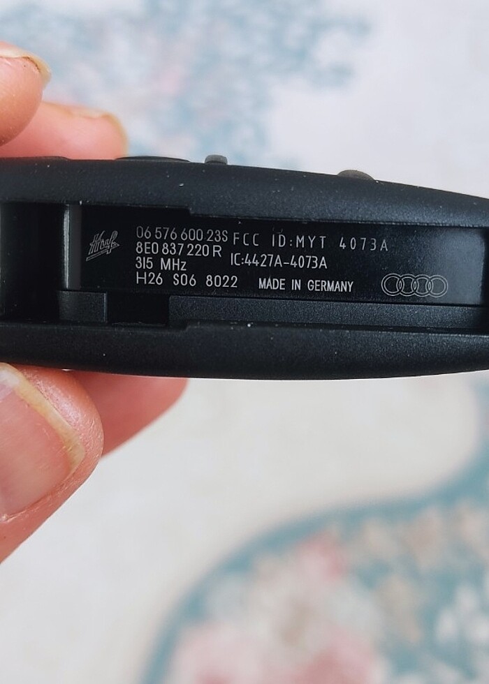 Audi anahtarı - Görsel 5