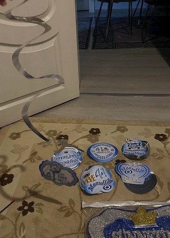 Mavi Parlak Sünnet Partisi Seti - Görsel 5