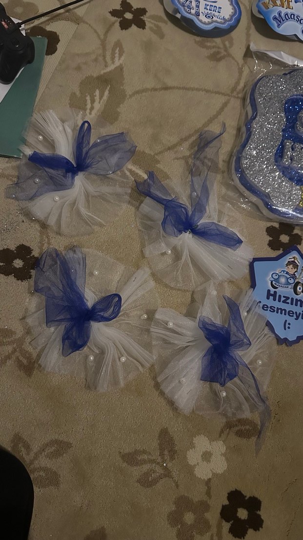 Mavi Parlak Sünnet Partisi Seti - Görsel 3