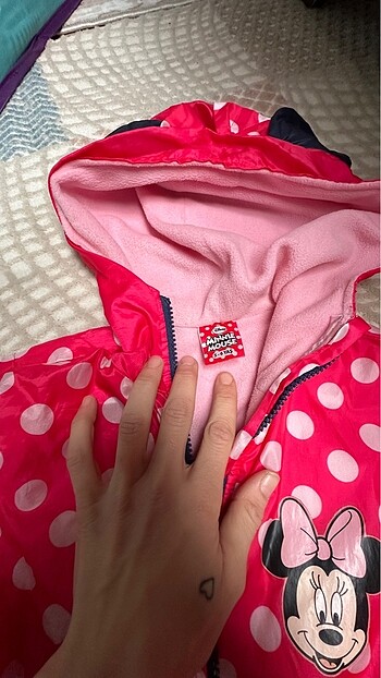 Minnie Mouse Kız çocuk yağmurluk