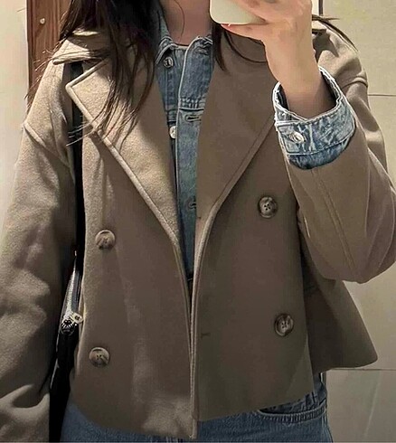 Stradivarius Kruvaze Ceket