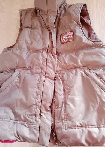 Zara Bej Kolsuz Fermuarlı Kadın Yelek