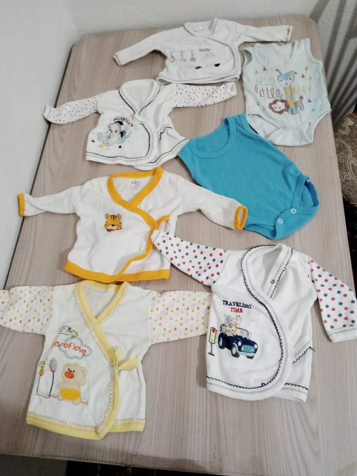 Bebek Erkek Uzun Kollu Pamuklu Body Seti - Görsel 2