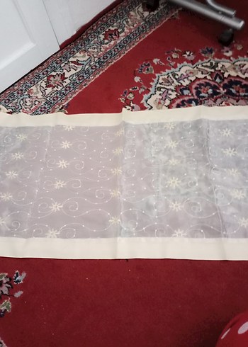 İşlemeli Beyaz Perde - Görsel 2