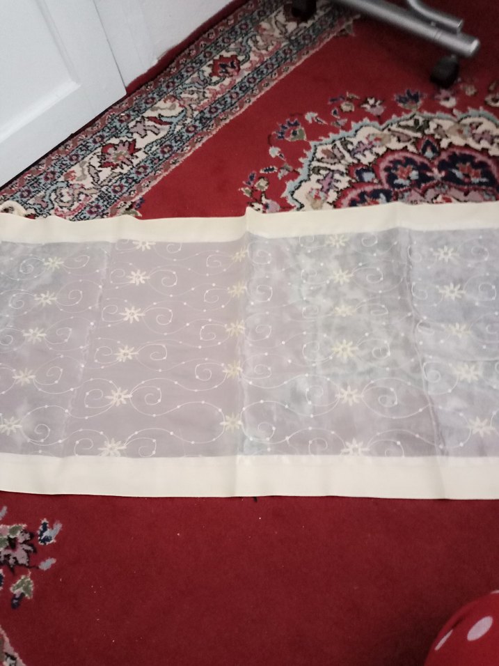 İşlemeli Beyaz Perde - Görsel 2