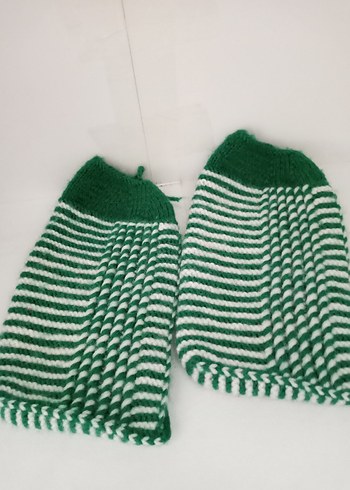 Yeşil Çizgili Erkek Çorabı - Görsel 2