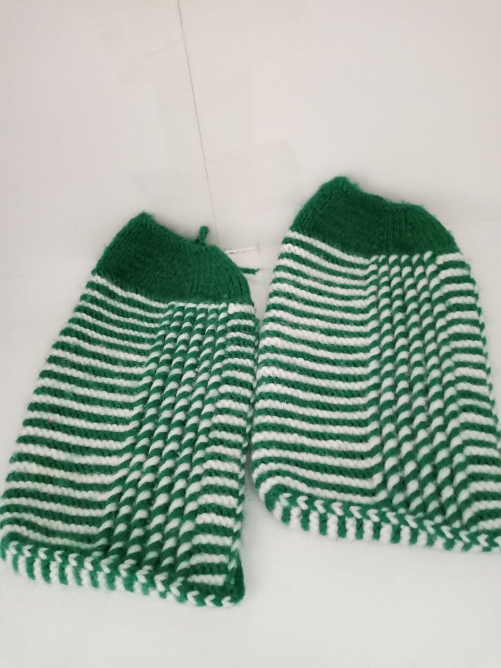 Yeşil Çizgili Erkek Çorabı - Görsel 2