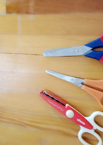 Renkli Okul Makasları Seti - Görsel 2