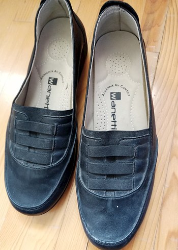 Derimod Klasik Kadın Mavi Loafer Ayakkabı